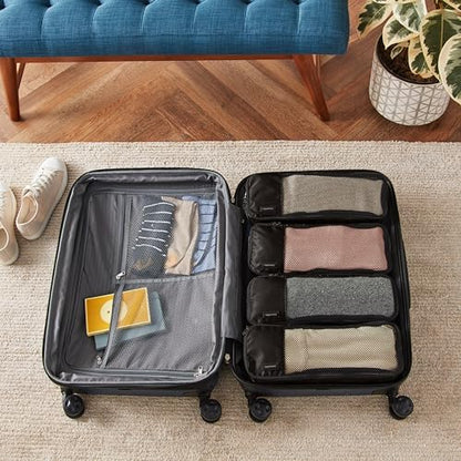 4-Pack Amazon Basics Packing Cubes for Travel