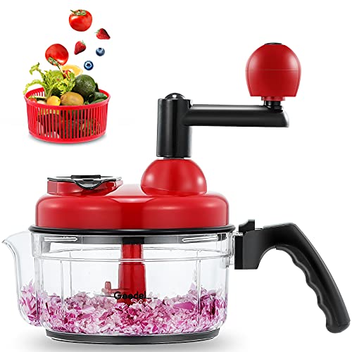 Geedel Manual Food Chopper Vegetable Dicer Mincer Blender