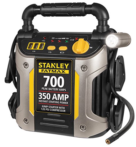 STANLEY 700 Amp Jump Starter with Air Compressor