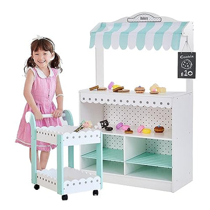 Teamson Kids Bakery Shop Play Set with Treats
