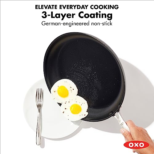 8" OXO Nonstick Frying Pan Skillet, Durable Cookware