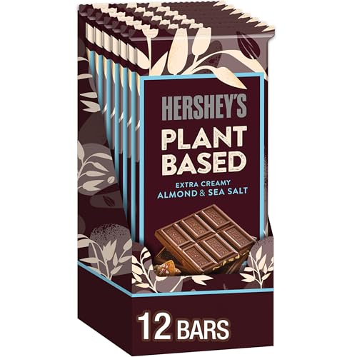 12 Count HERSHEY'S Plant Based Almond Sea Salt Bars (OU Kosher)