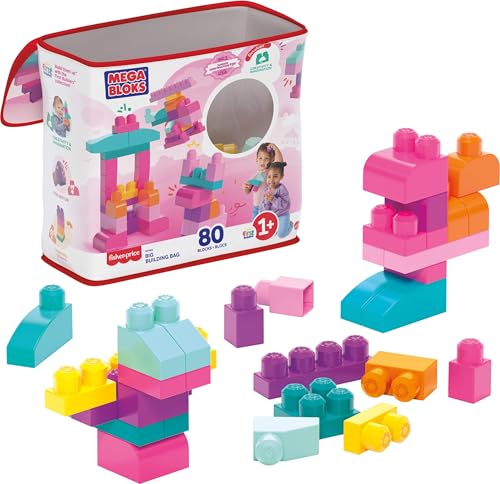80 Piece Mega Bloks Toddler Building Block Set