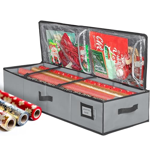 Wrapping Paper Storage Container for 27 Rolls