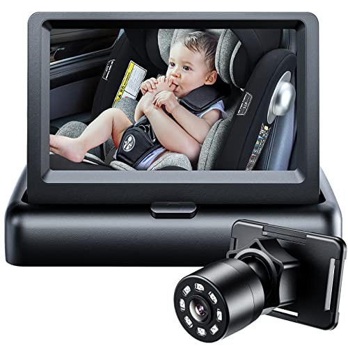 Itomoro Baby Car Mirror Camera, 360° Rear Facing Monitor