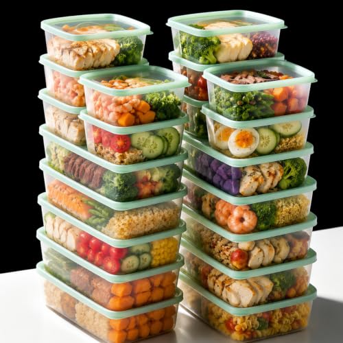 40 Pack 45oz Food Storage Containers with Lids