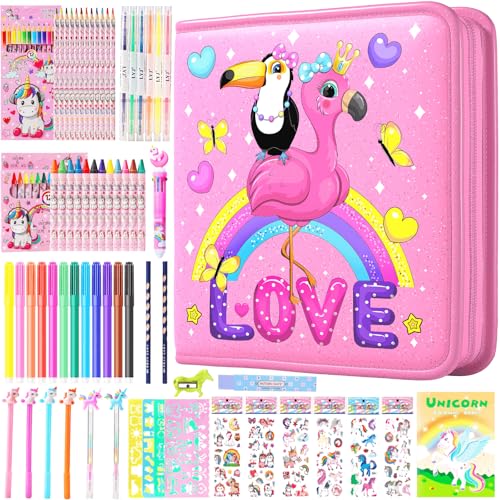 65 Piece Scented Washable Coloring Marker Set