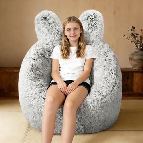 2.5FT Fluffy Memory Foam Bean Bag Chair