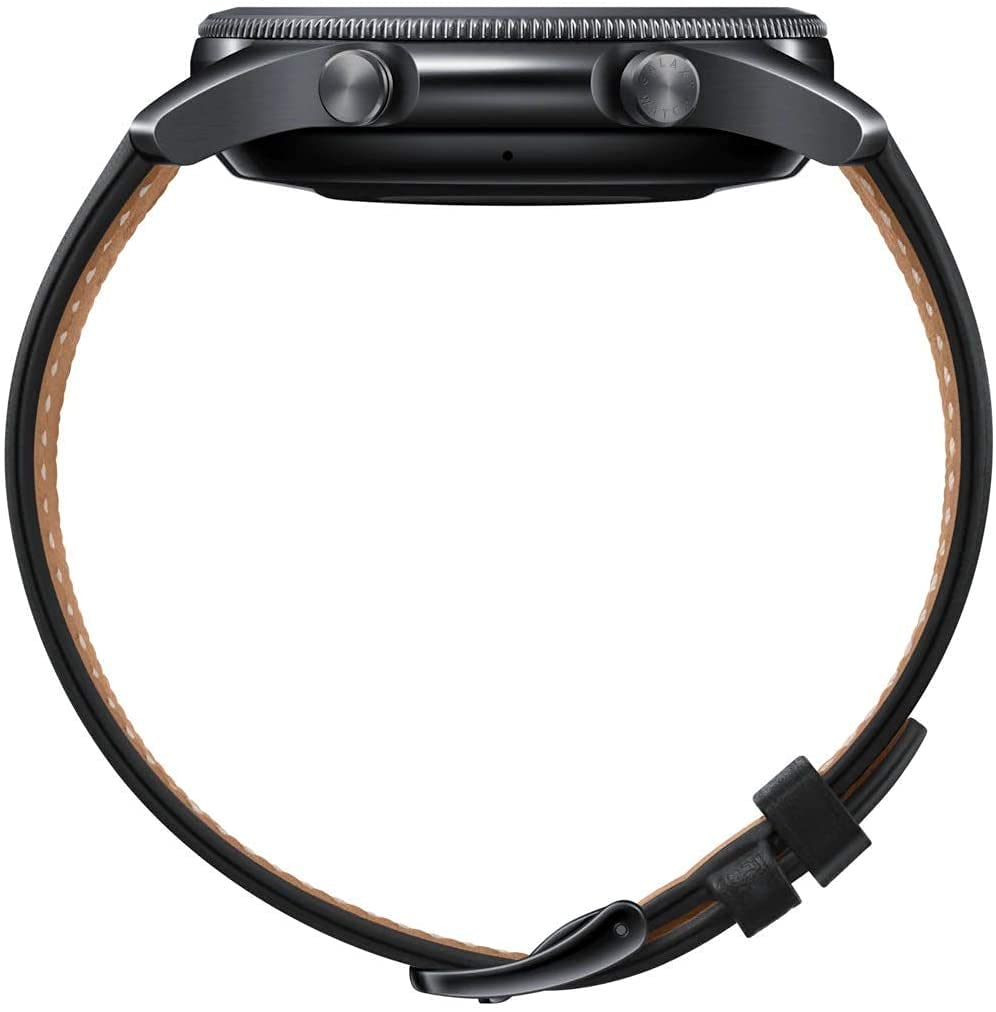 Samsung Galaxy Watch3 2020 Smartwatch (Bluetooth + Wi-Fi + GPS) International Model (Black, 45mm) (Renewed)