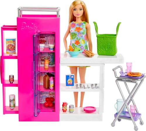 Barbie Doll Pantry Playset with 25 Accessories