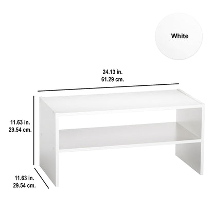 ClosetMaid Stackable 24-Inch Horizontal Organizer, White