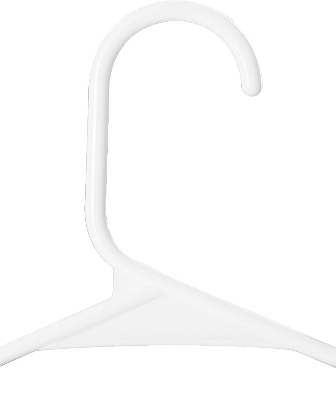 ZOYER 50 Pack Durable Plastic Hangers for Clothes