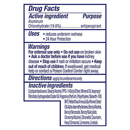6 Pack Dove Antiperspirant Deodorant, Powder