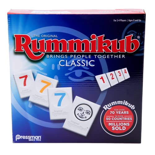 Pressman Rummikub Original Rummy Tile Board Game