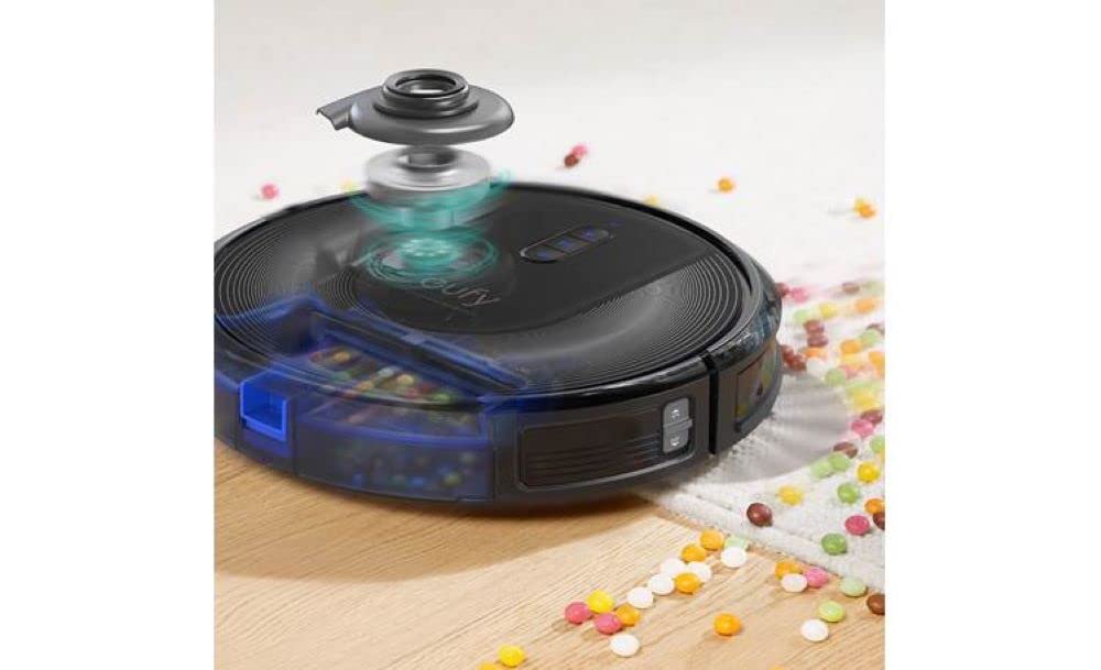 eufy RoboVac G30 Verge, Robot Vacuum with Home Mapping, 2000Pa Suction, Wi-Fi, Boundary Strips, for Carpets and Hard Floors