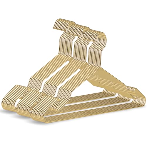 30 Pack Smooth Metal Shirt and Dress Hangers