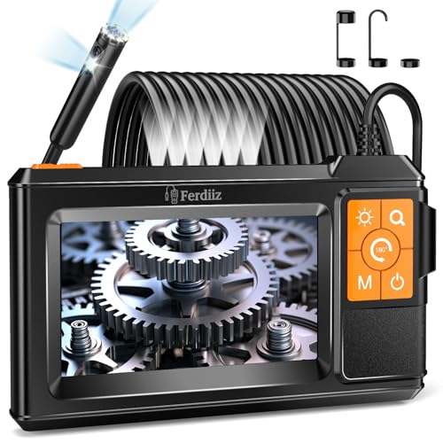 1920P Dual Lens Borescope Endoscope Camera with Light