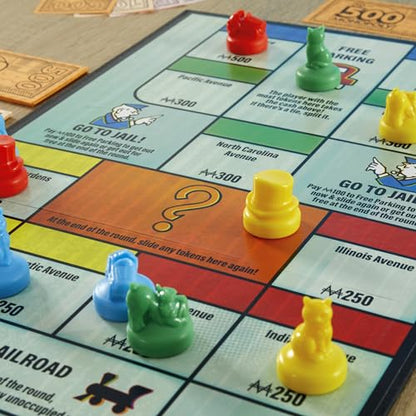 Monopoly Knockout Board Game for 2-8 Players