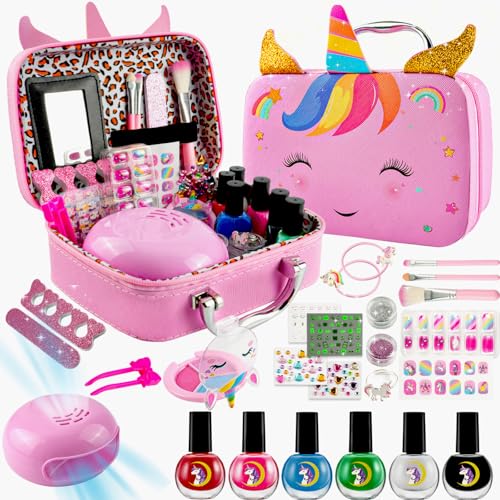 Kids Washable Makeup and Nail Polish Play Set