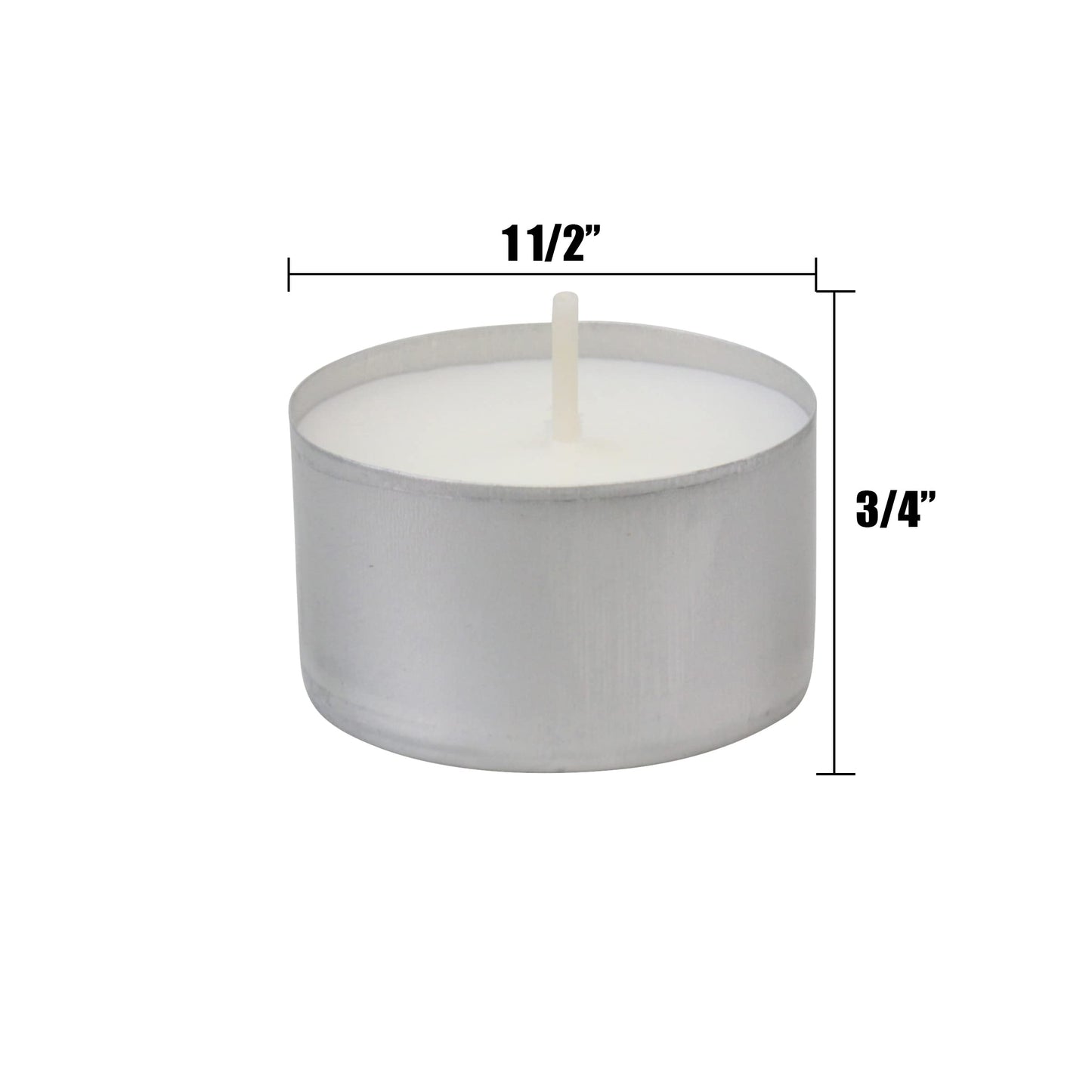 300 Pack Stonebriar Unscented Tea Light Candles