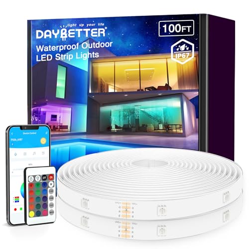 100ft Waterproof Color Changing LED Strip Lights