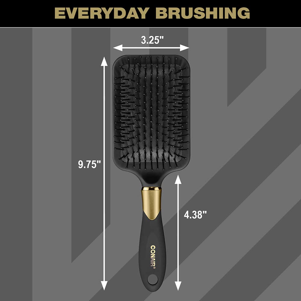 Conair Velvet Touch Detangler Brush for Thick Hair