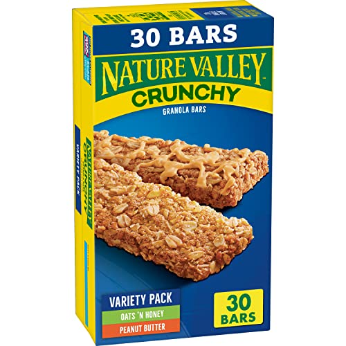 30 Count Nature Valley Crunchy Granola Bars Variety Pack
