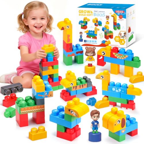 34 Piece STEM Soft Building Blocks Set