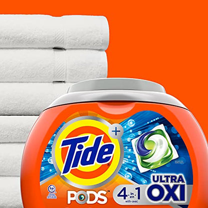 UPDATE: DEAD❗ Tide PODS Ultra Oxi Laundry Detergent Soap Pacs, 61 Count, 4 in 1 Laundry Pods with Built-In-Pretreaters and Stain Remover