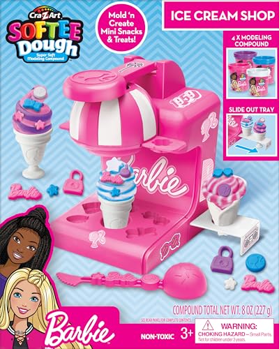 Cra-Z-Art Barbie Softee Dough Ice Cream Playset