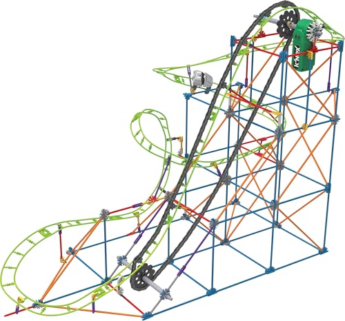 K'Nex 51438 TYPHOON FRENZY ROLLER COASTER BUILDING SET Building Kit , Gray