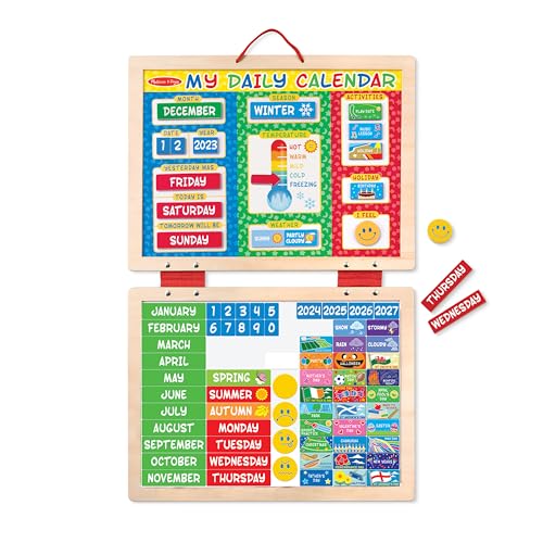 Melissa & Doug My First Daily Magnetic Calendar