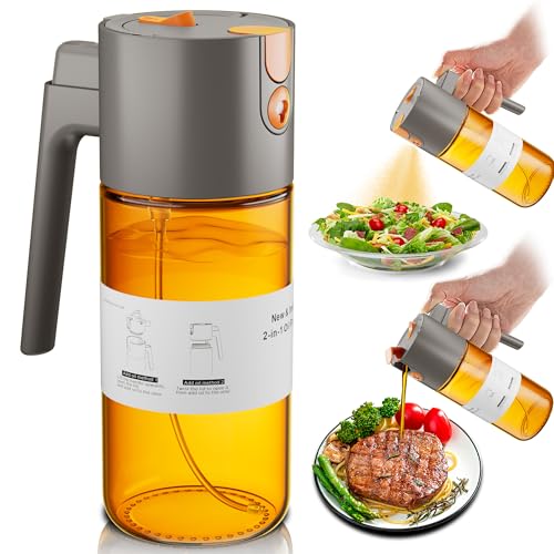 17oz Glass Olive Oil Sprayer Dispenser Bottle