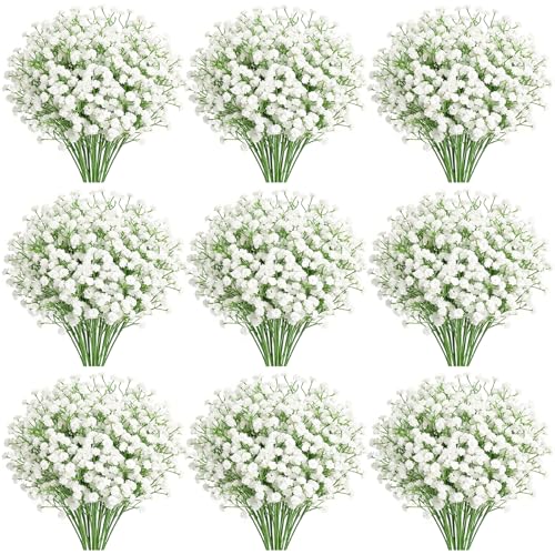 120 Pack Artificial Babys Breath Flowers