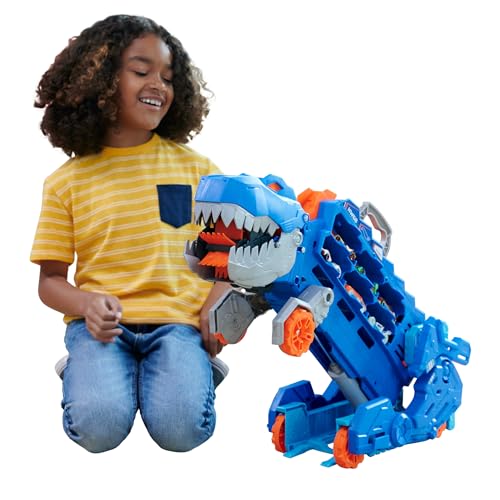 Hot Wheels Ultimate T-Rex Transporter Dinosaur Car Track Set
