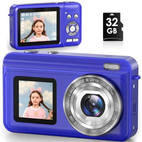 2.7K Dual-Screen Autofocus Compact Digital Camera