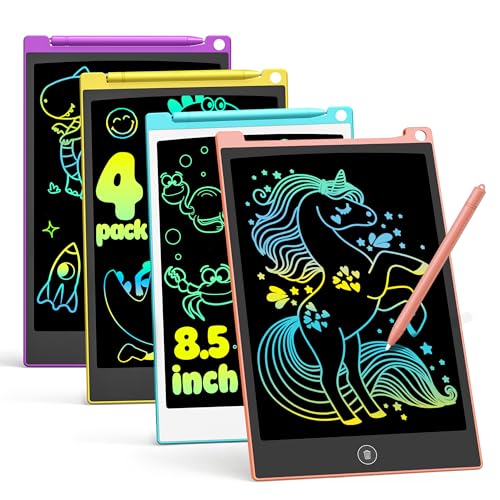 4 Pack LCD Writing Tablets 8.5-Inch Drawing Boards