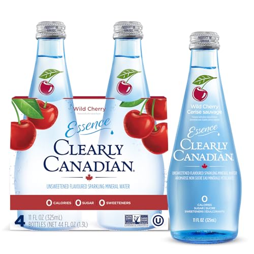 4 Pack Clearly Canadian Wild Cherry Sparkling Water (OU)