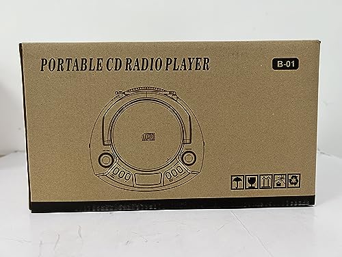 Gueray Portable CD Player Boombox with Bluetooth