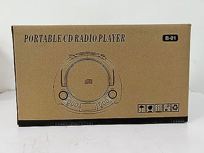 Gueray Portable CD Player Boombox with Bluetooth
