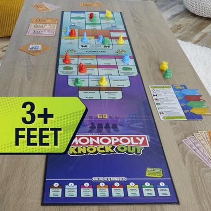 Monopoly Knockout Board Game for 2-8 Players