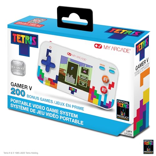 201 Games My Arcade Tetris Handheld Puzzle Console