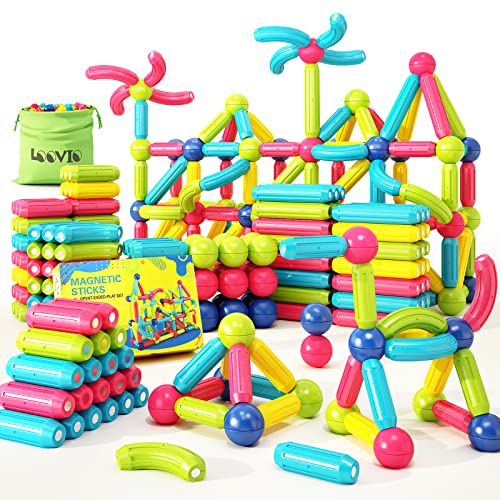 Loovio Magnetic Building Blocks Montessori Toy Set