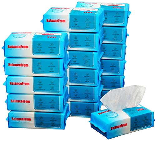 18 Pack Unscented Cotton Facial Tissue Wipes Sensitive Skin