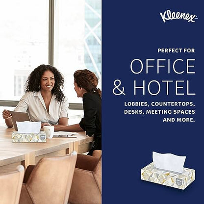 Kleenex® Professional Facial Tissues, Bulk (03076), 2-Ply, White, Flat Facial Tissue Boxes for Business, Convenience Case (125 Tissues/Box, 12 Boxes/Case, 1,500 Tissues/Case)