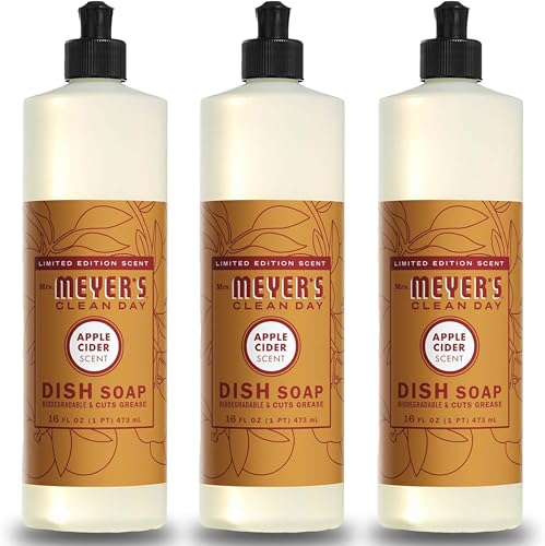 Mrs. Meyer's Apple Cider Dish Soap, 3-Pack