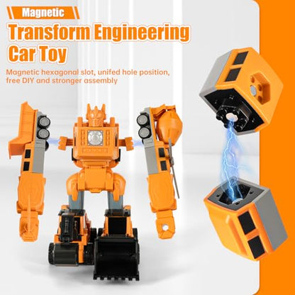 Magnetic Car Toy Set for Toddlers 3-9