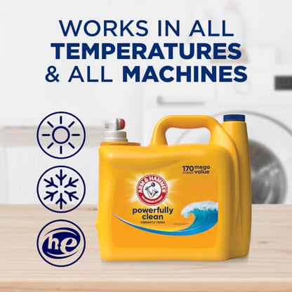 UPDATE: SOLD OUT! Arm & Hammer Clean Burst, 170 Loads Liquid Laundry Detergent, 170 Fl oz