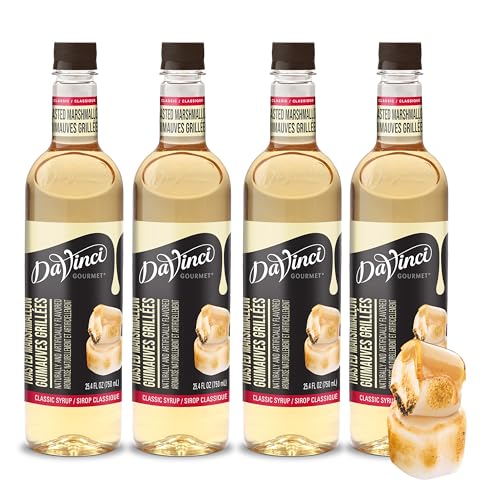 4 Pack DaVinci Gourmet Sugar Free Marshmallow Syrup (OU)