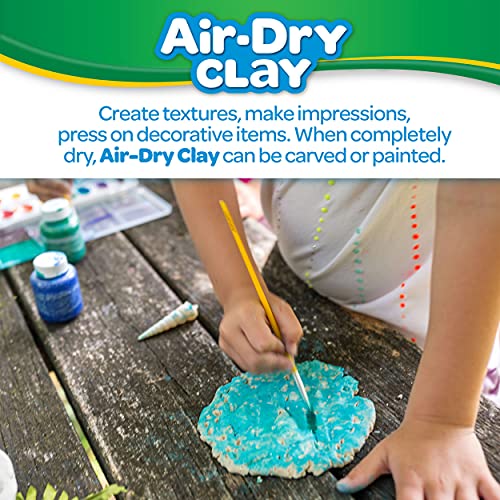Crayola Air Dry Clay for Kids - White, Modeling Clay for Kids, Arts & Crafts, School Supplies for Classrooms & Teachers, 25lb